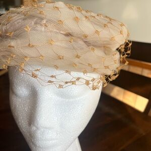 Source Unknown Gold Mesh Women's Hat